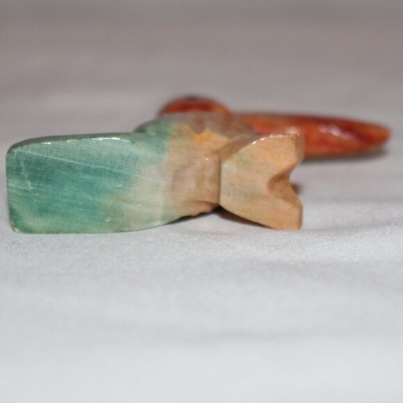 Soapstone Toucan Bird Miniature Carved Figurine Tropical Colors - Picture 5 of 10